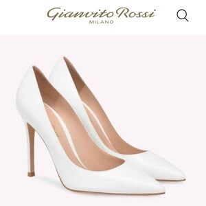 Gianvito Rossi Gianvito 105 white pump size 38 Gianvito Rossi